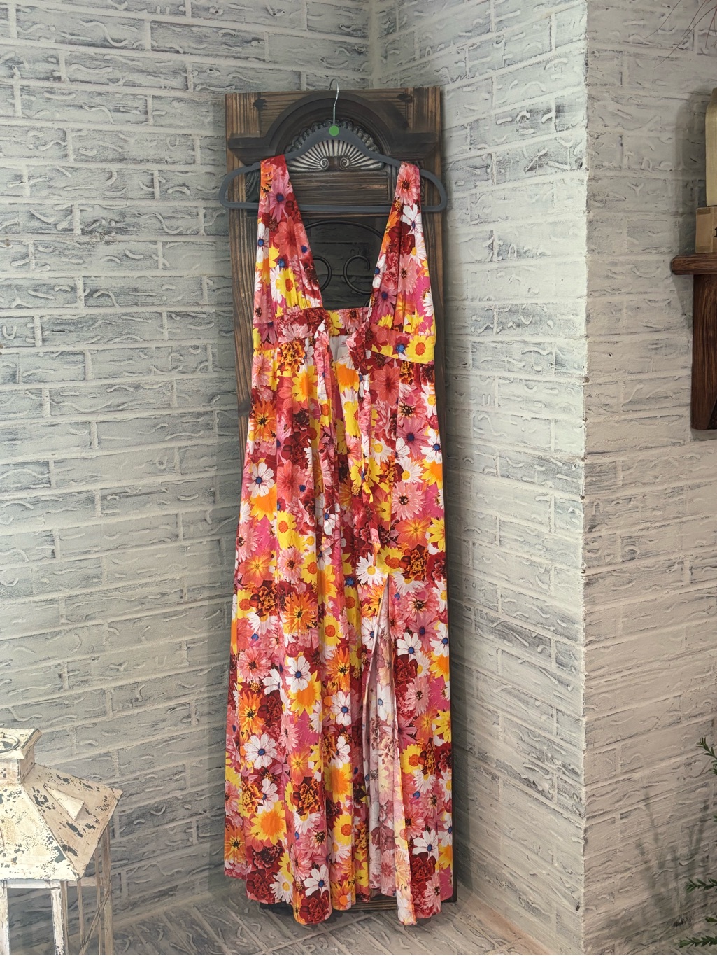 Buddy Love Floral Maxi Dress In Pink, Yellow, Orange